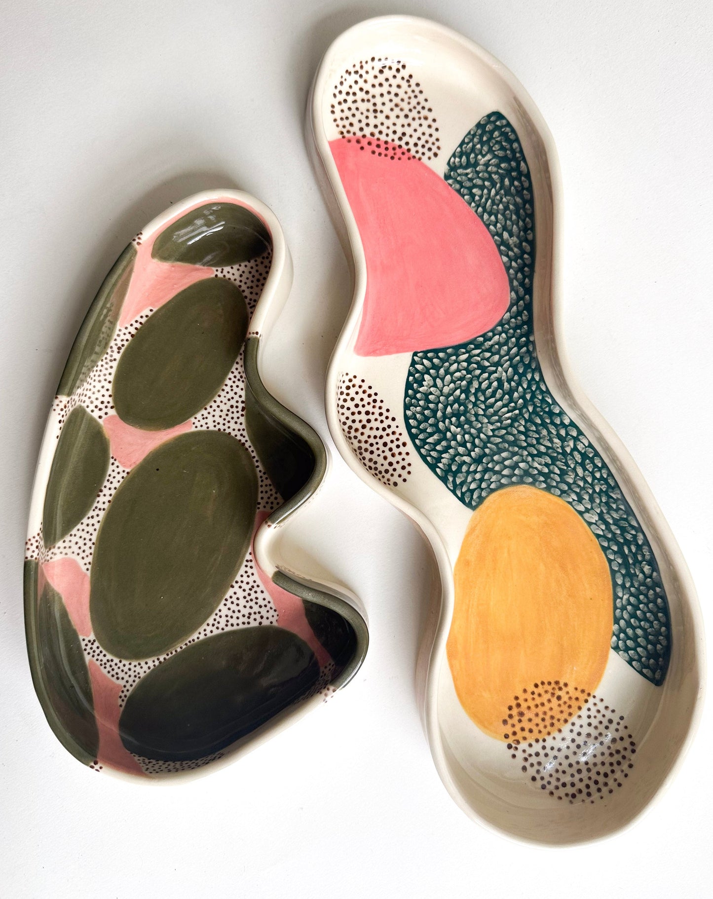 Avocado/Pink Plate
