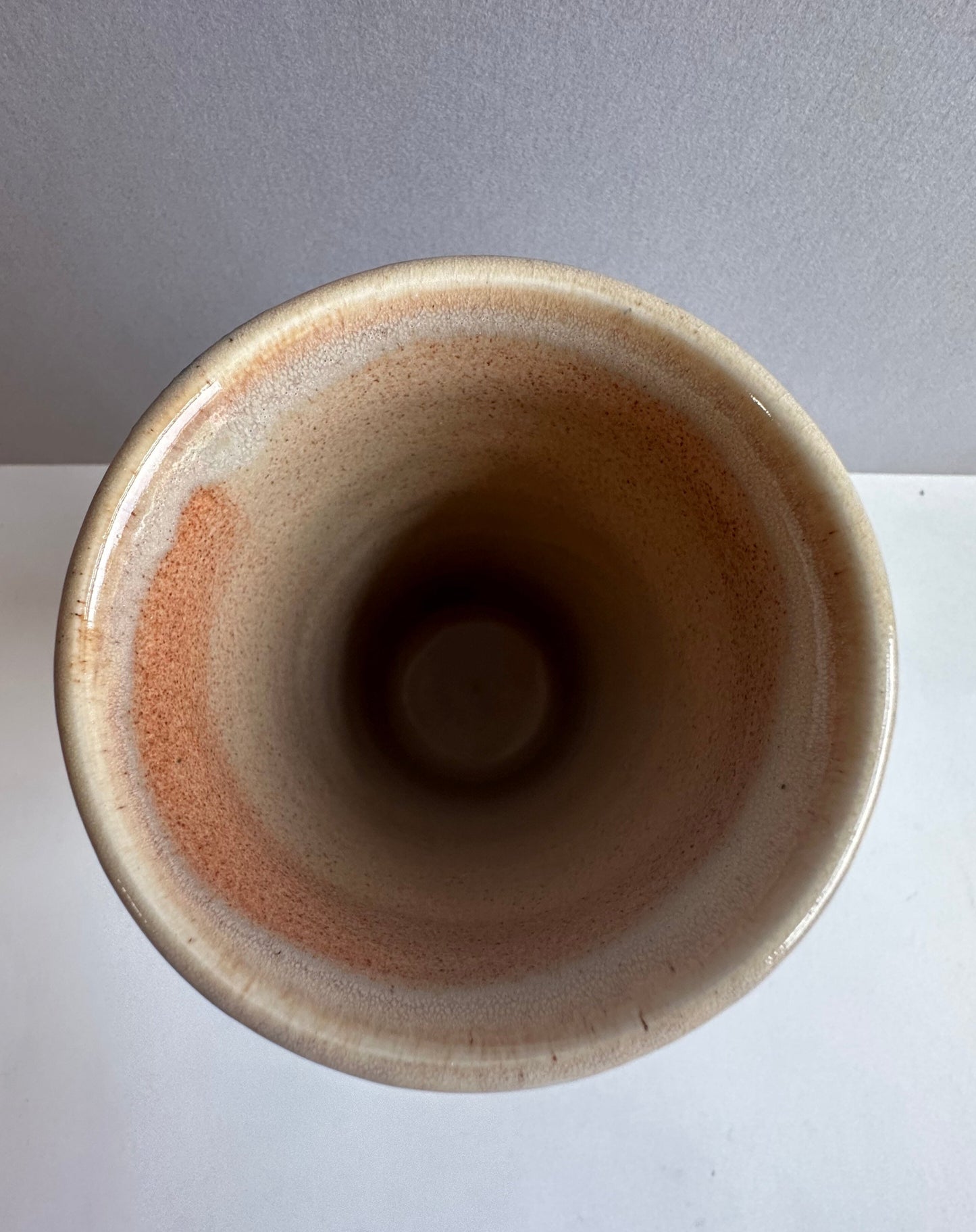 Blue/Brown Stripe Vase II
