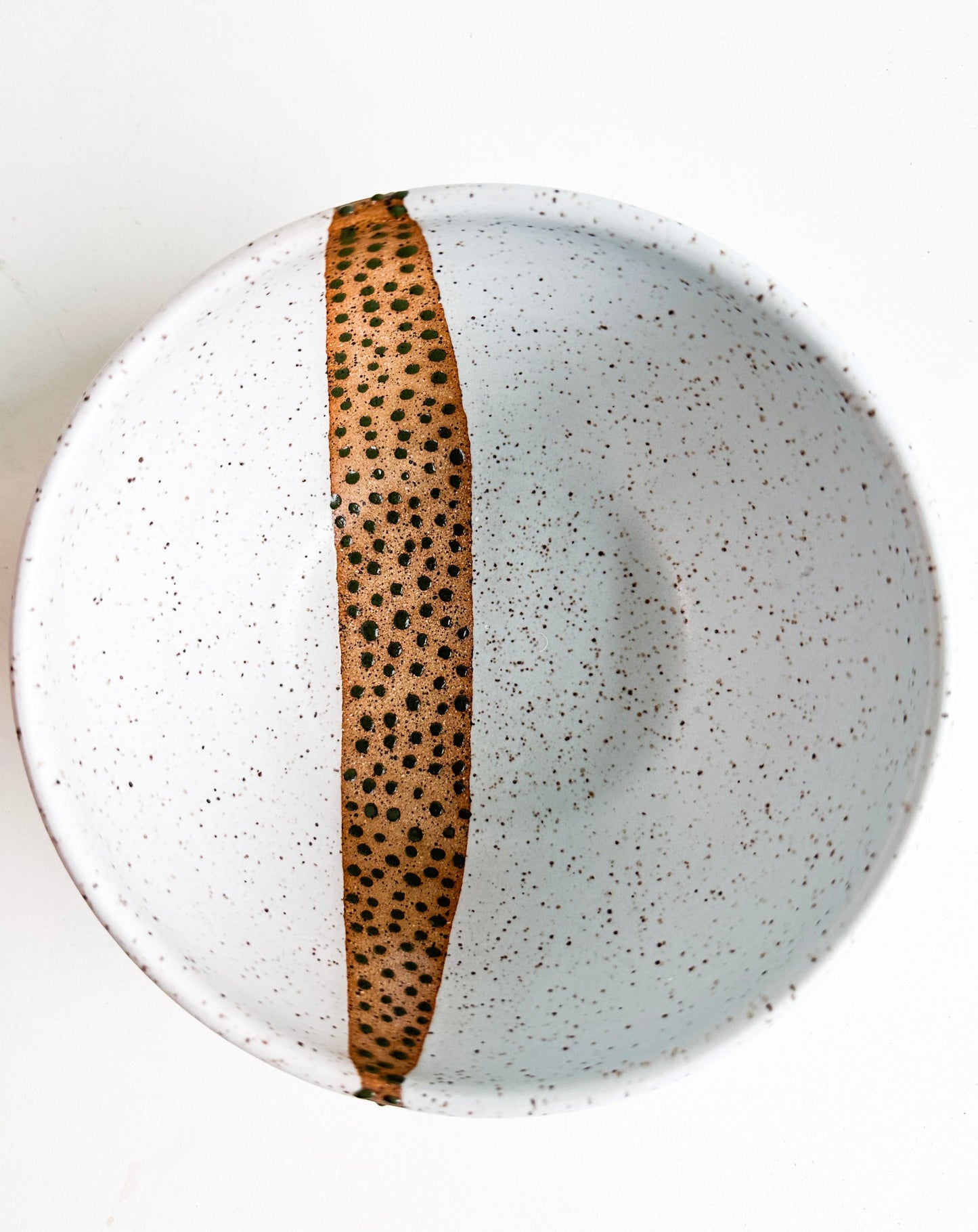 Sky-blue/White Speckled Bowls