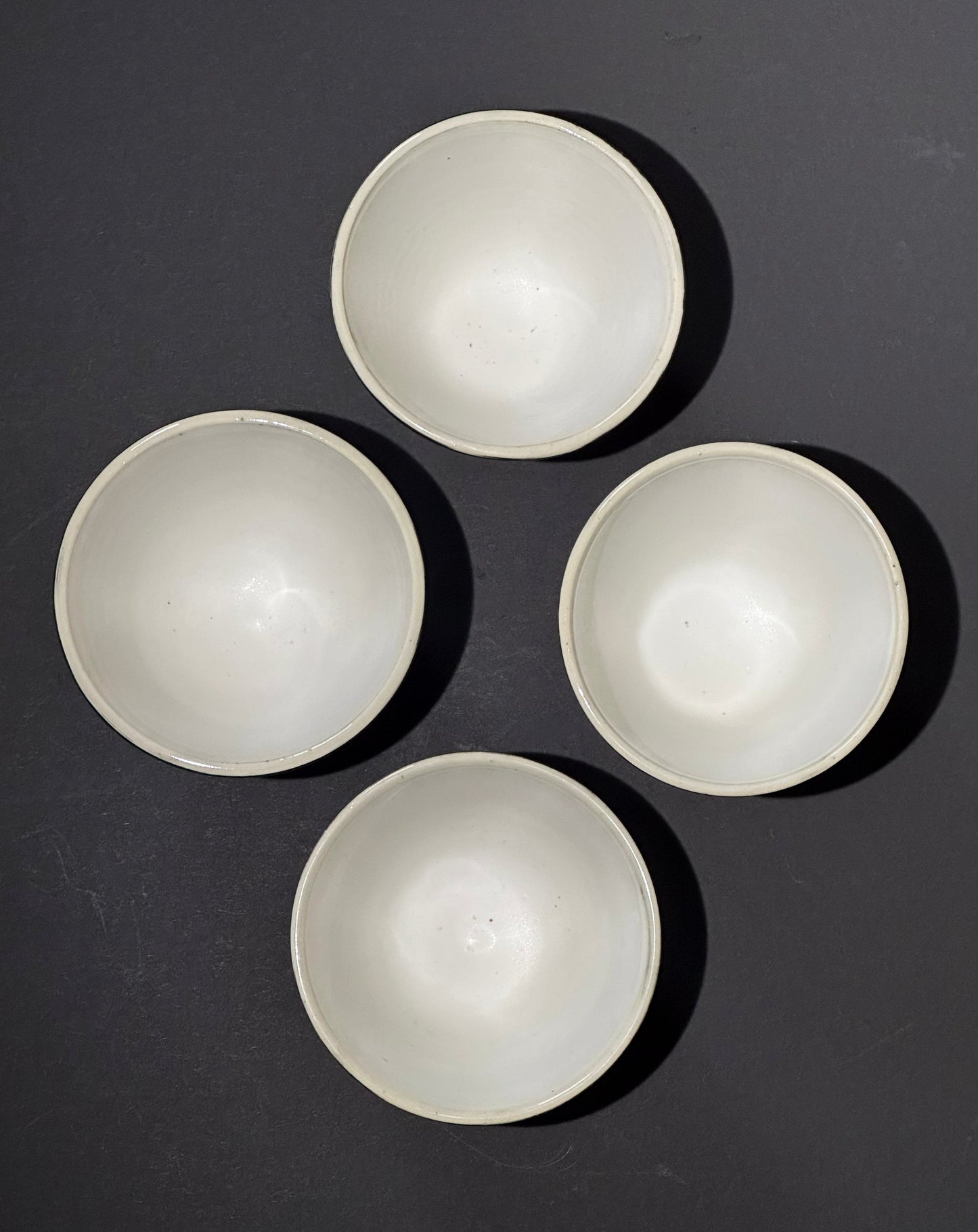 Black/White Sgraffito Bowls