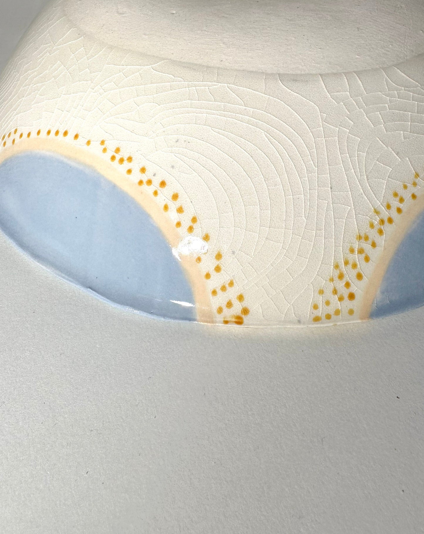Blue/Yellow Pattern Bowl