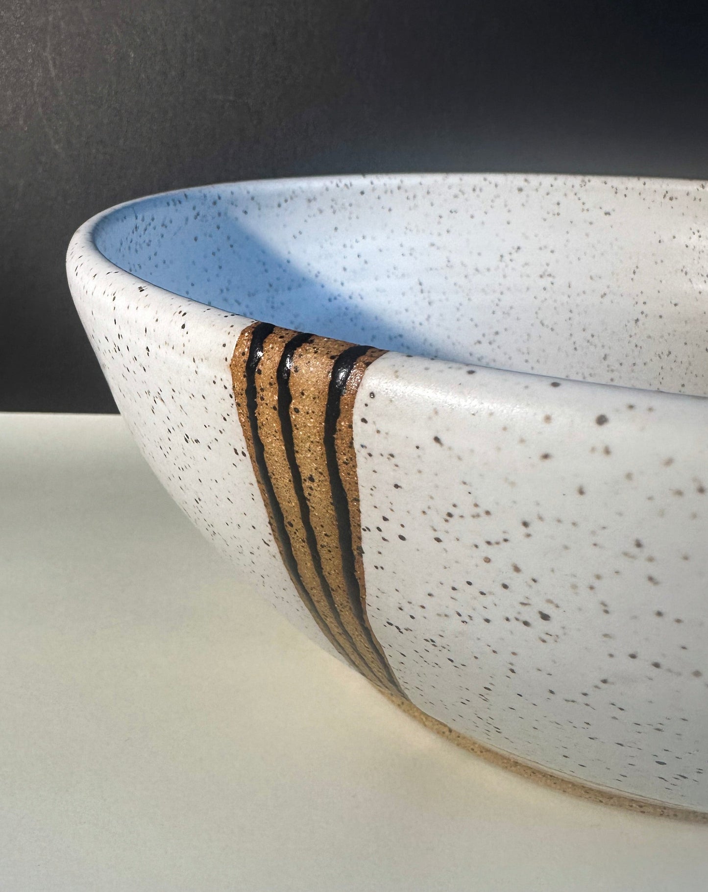 White/Black Speckled Bowl