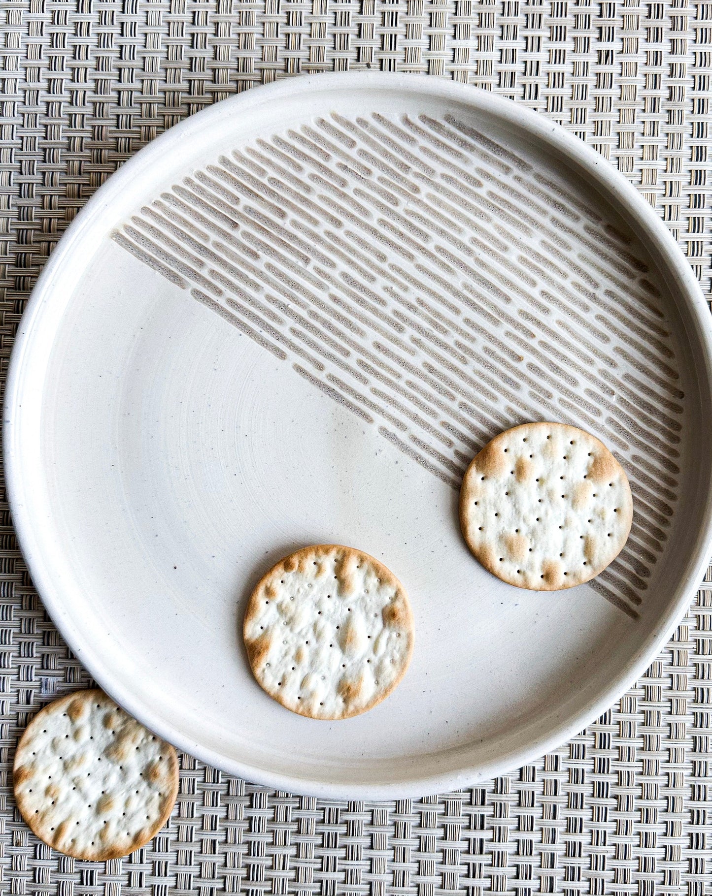 Half and Half Dinner Plates