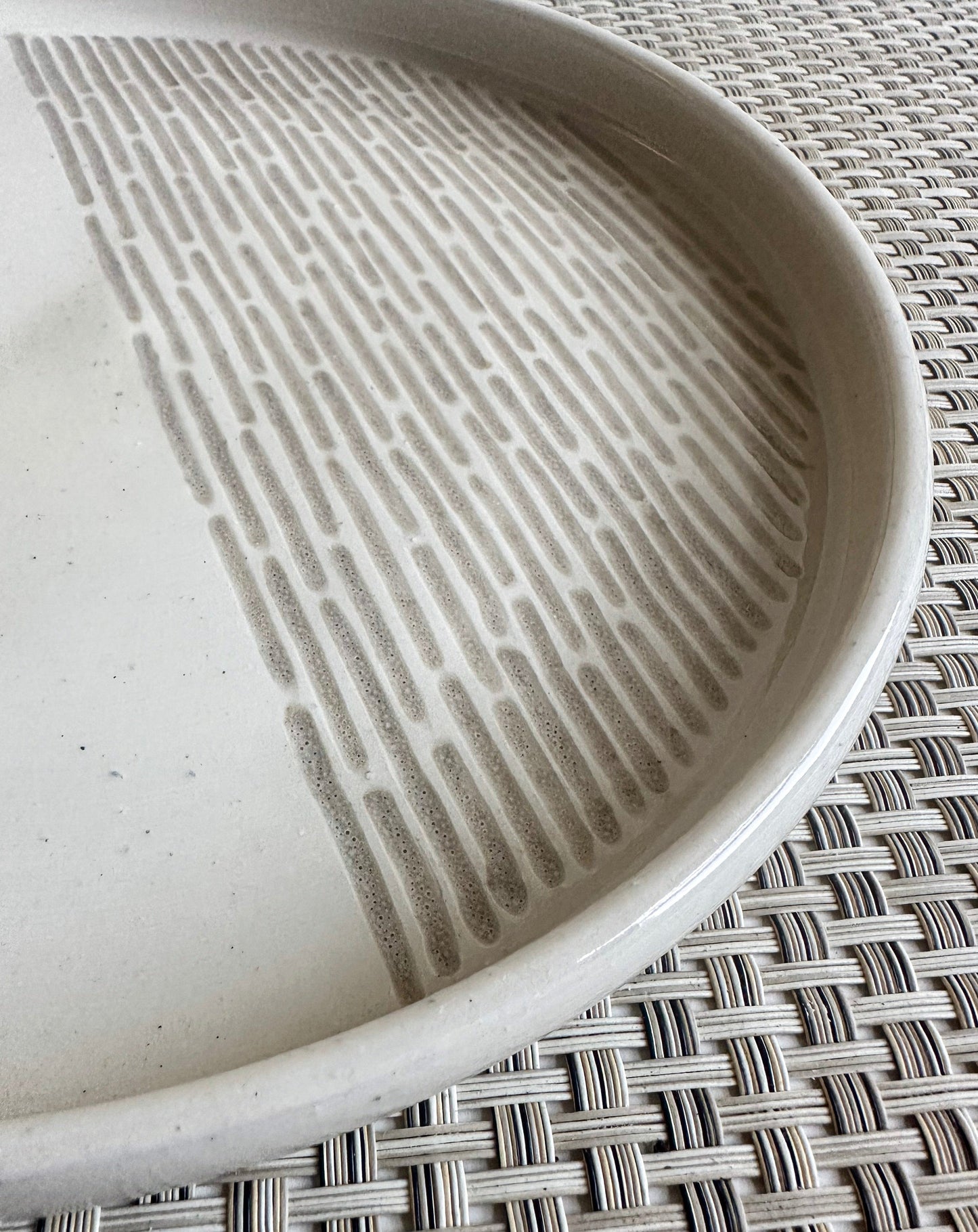 Half and Half Dinner Plates