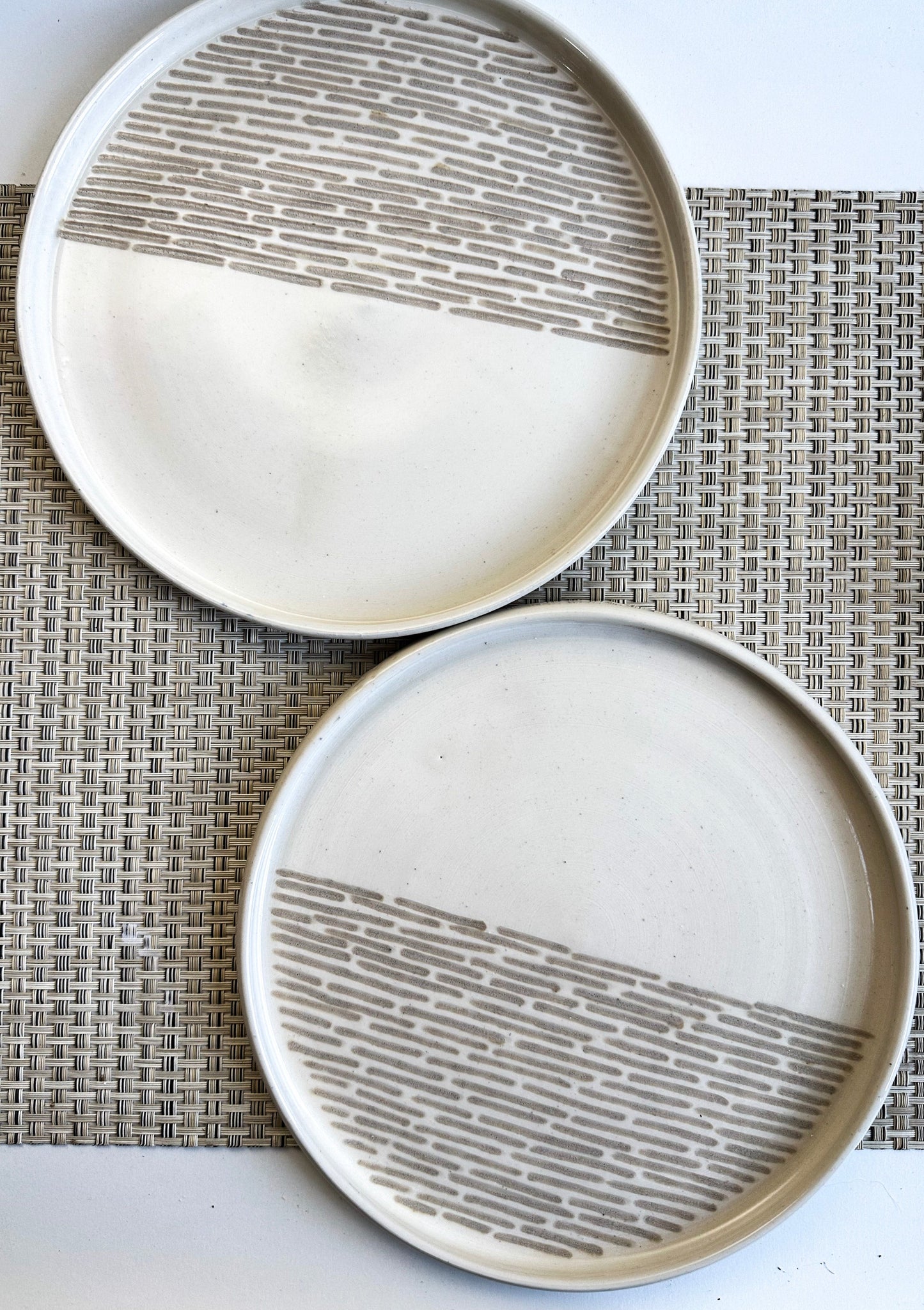 Half and Half Dinner Plates