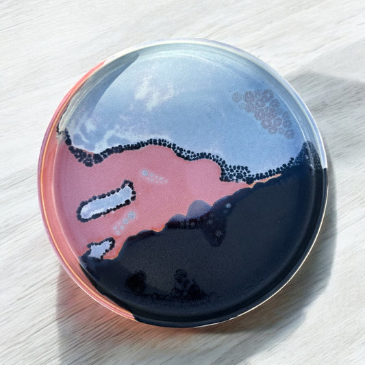 Raspberry + Black Plate