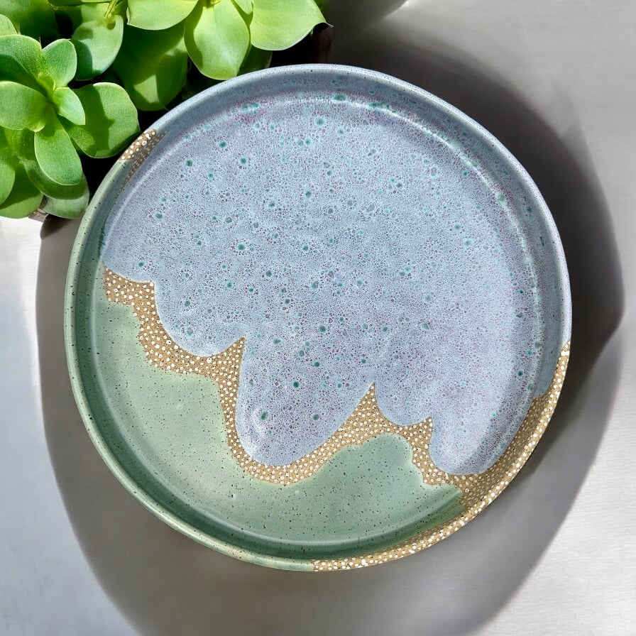 Misty Levander + Green Serving Platter