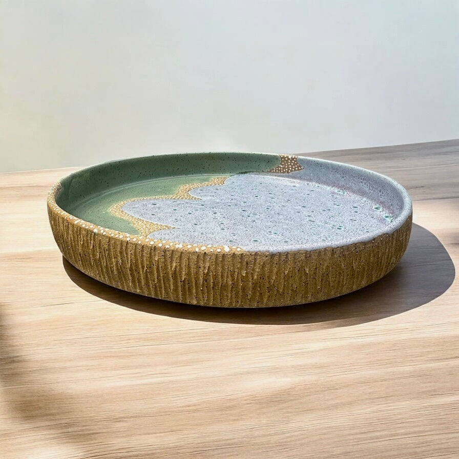 Misty Levander + Green Serving Platter