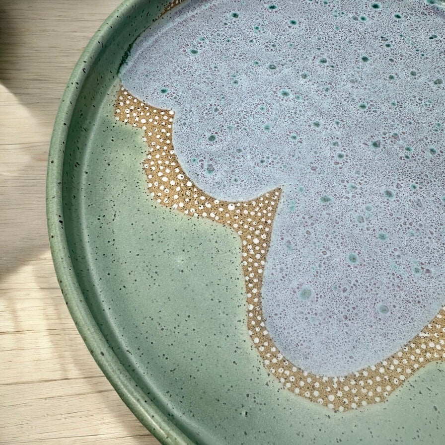 Misty Levander + Green Serving Platter