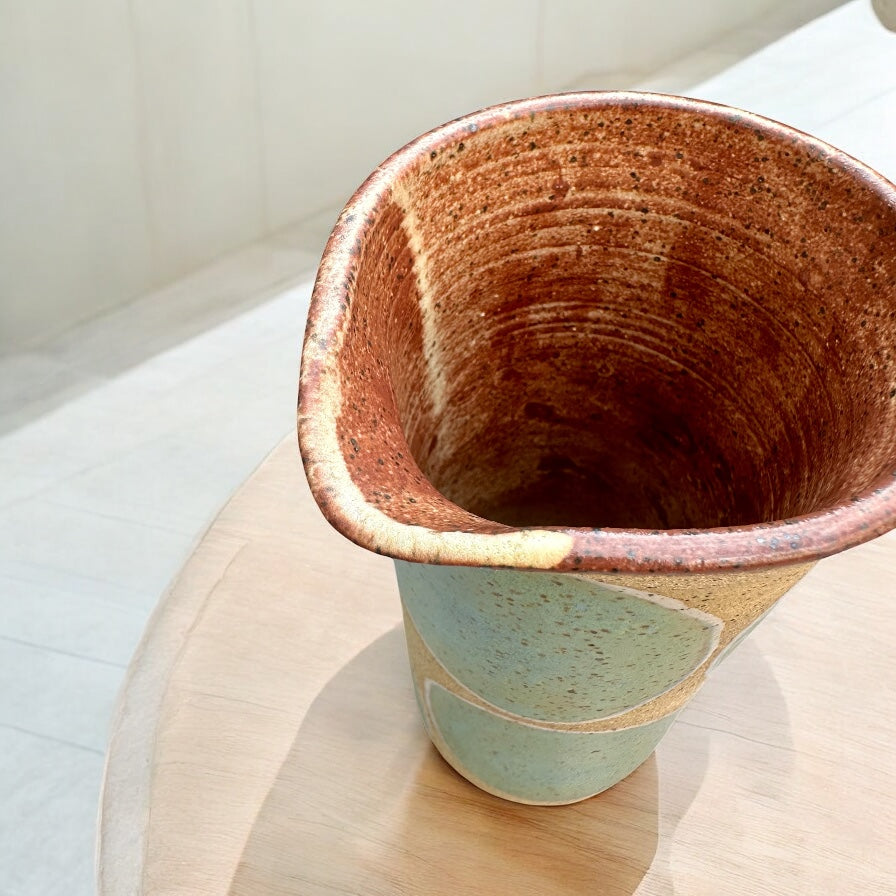 Turquoise + Cinnamon Pitcher