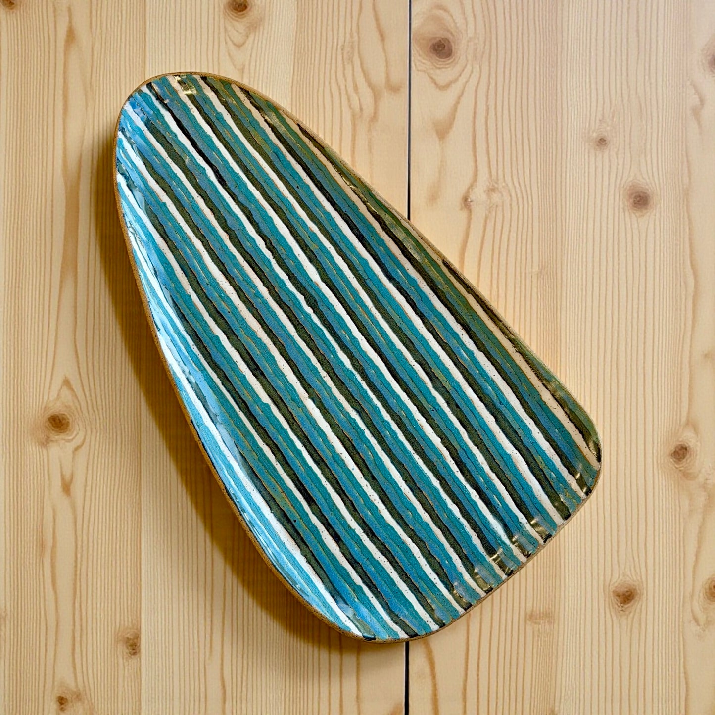 Moroccan Striped Tray Set