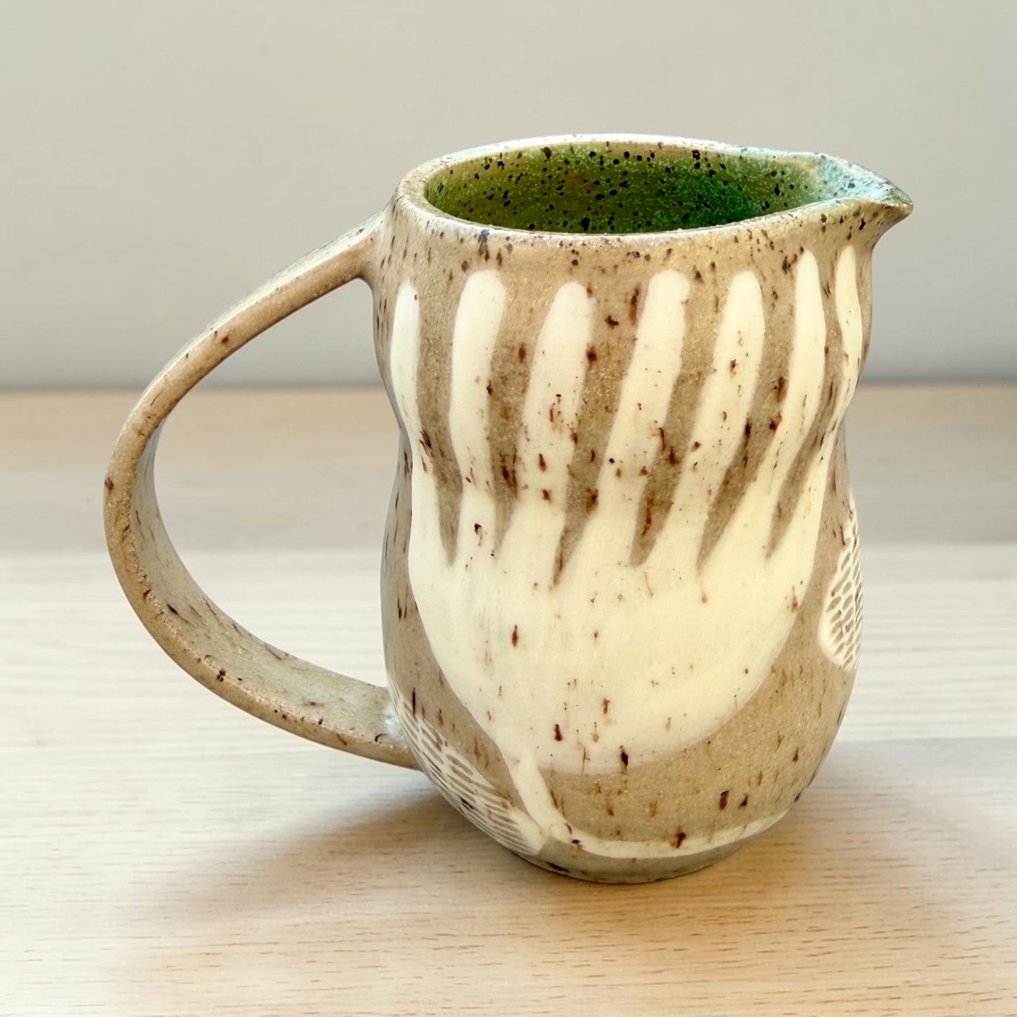 Lotus Sugar Bowl + Creamer Set #2