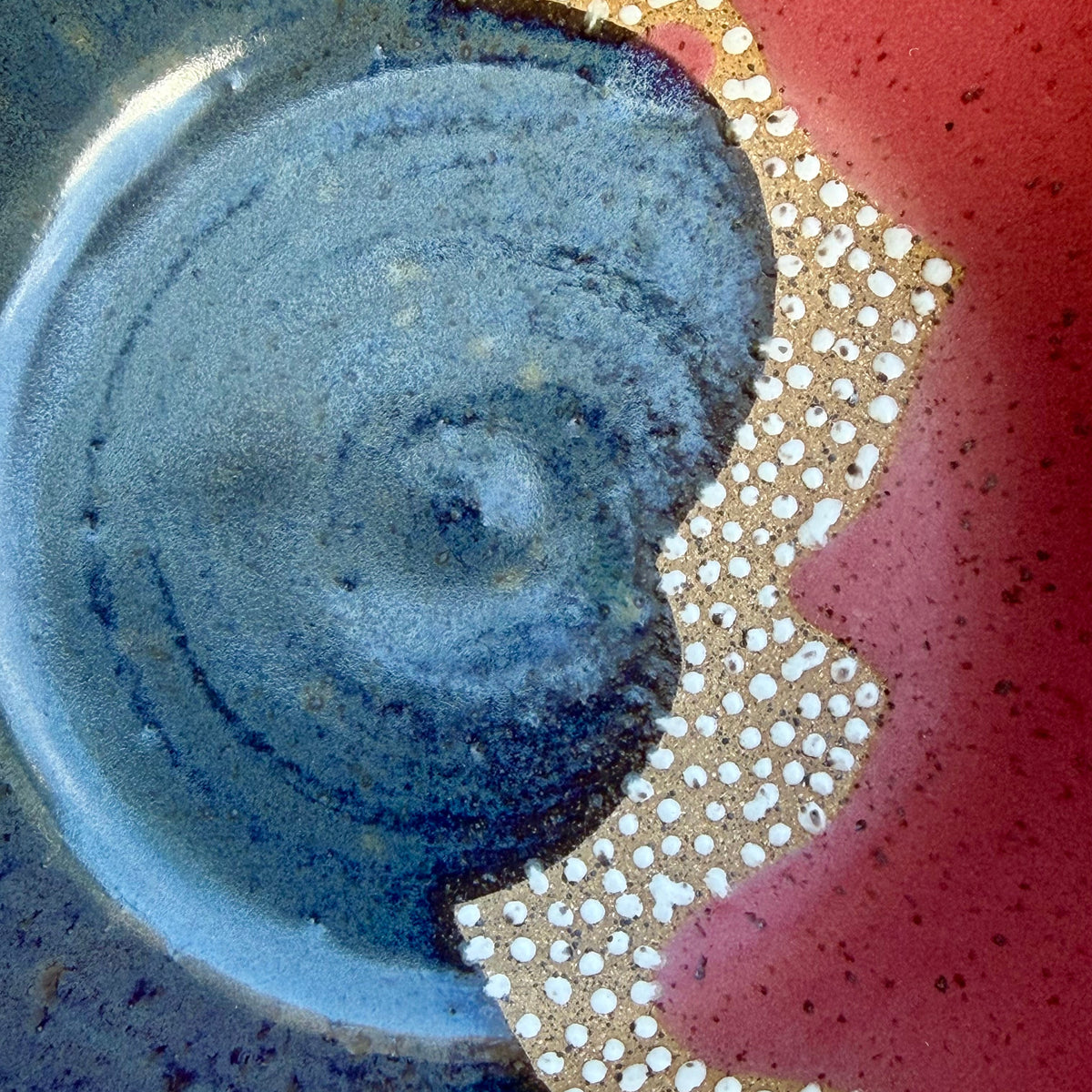 Raspberry + Dark Blue Bowls
