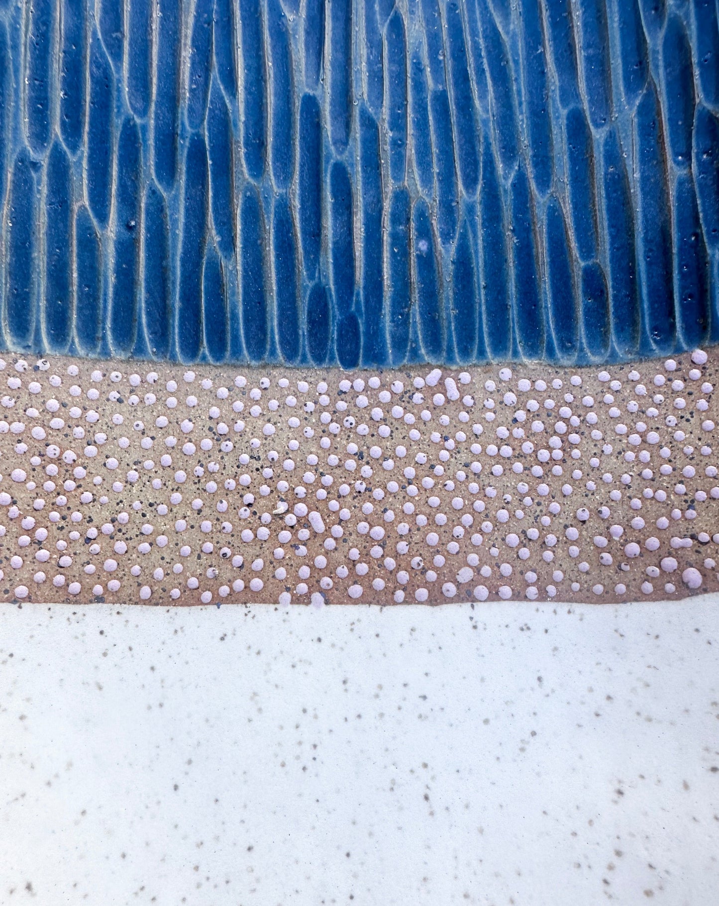 Blue/White Speckled Tray