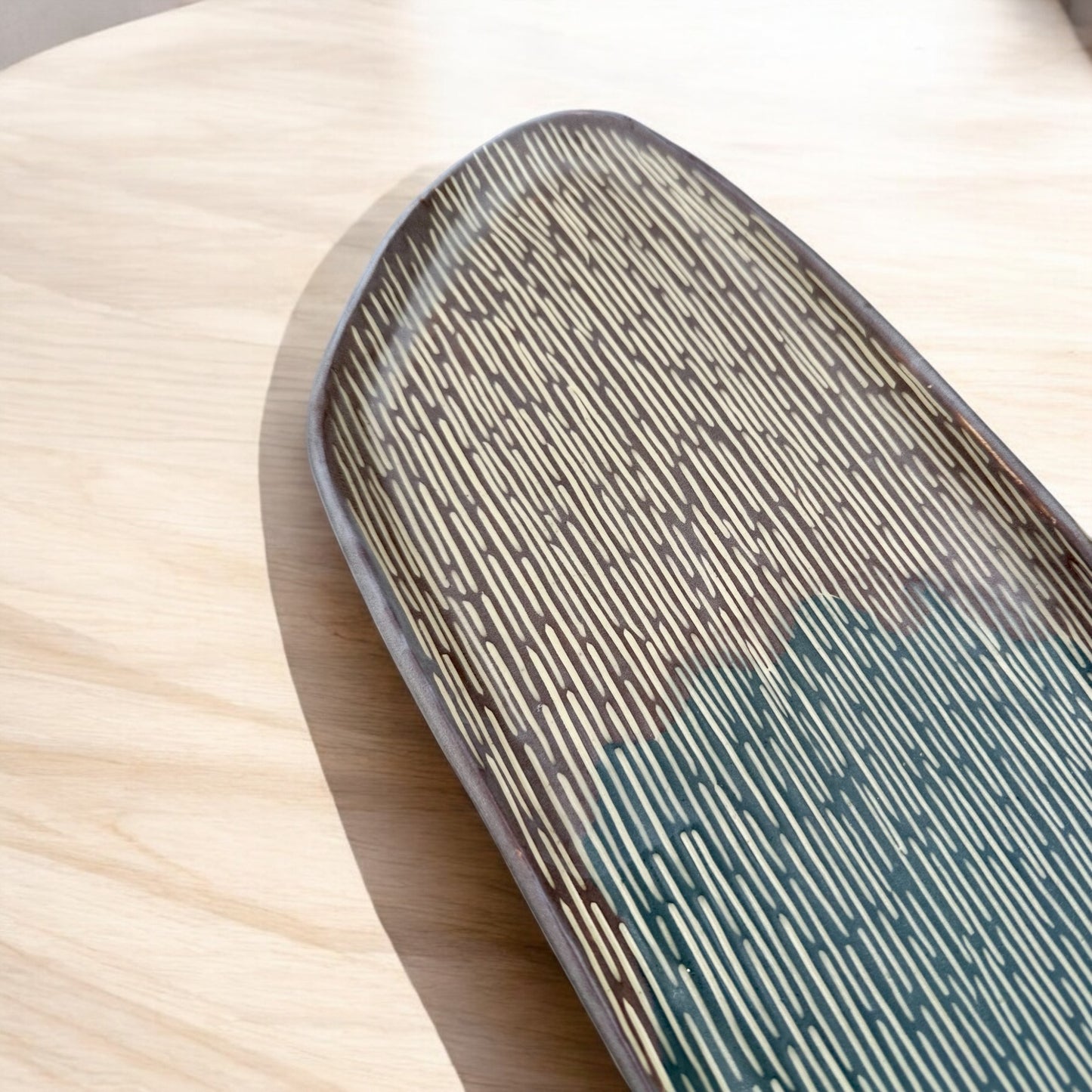 Slate + Chestnut Tray
