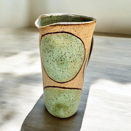 Basque Green + Tiger's Eye Pitcher