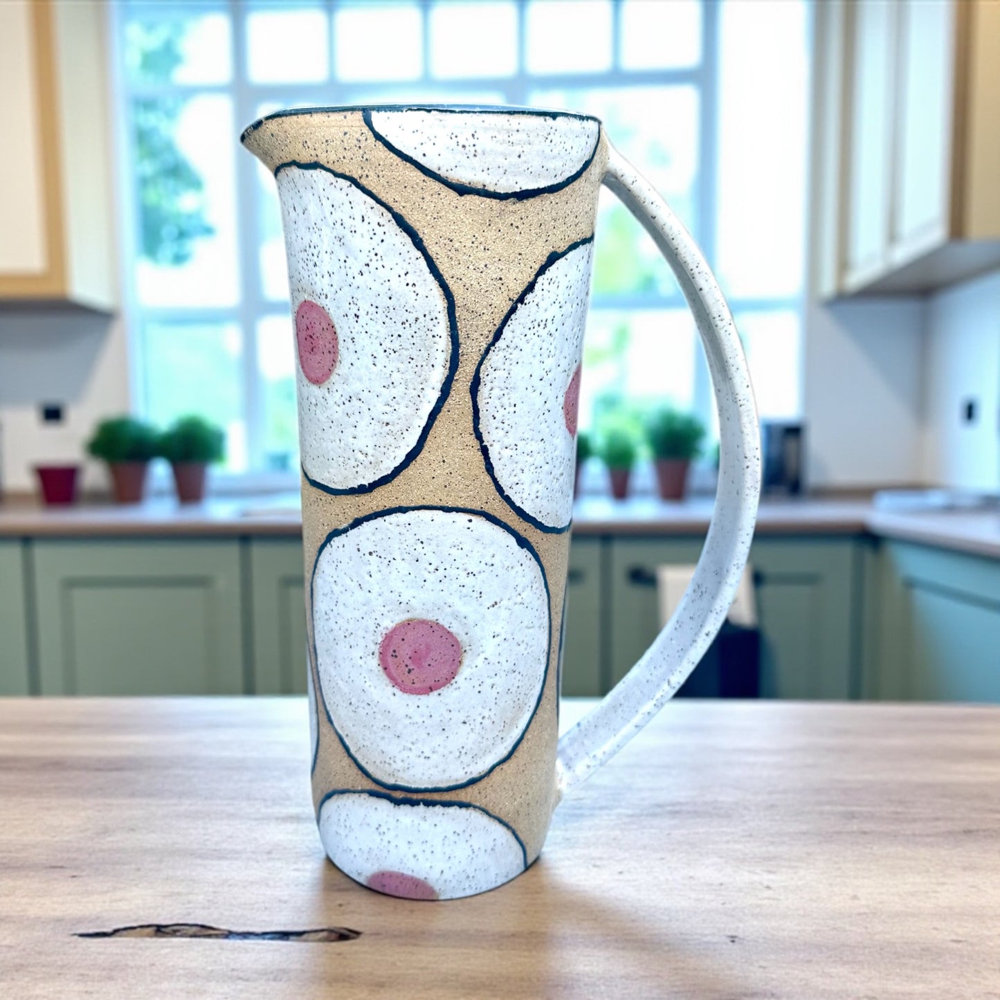 Cloud White + Raspberry Pitcher