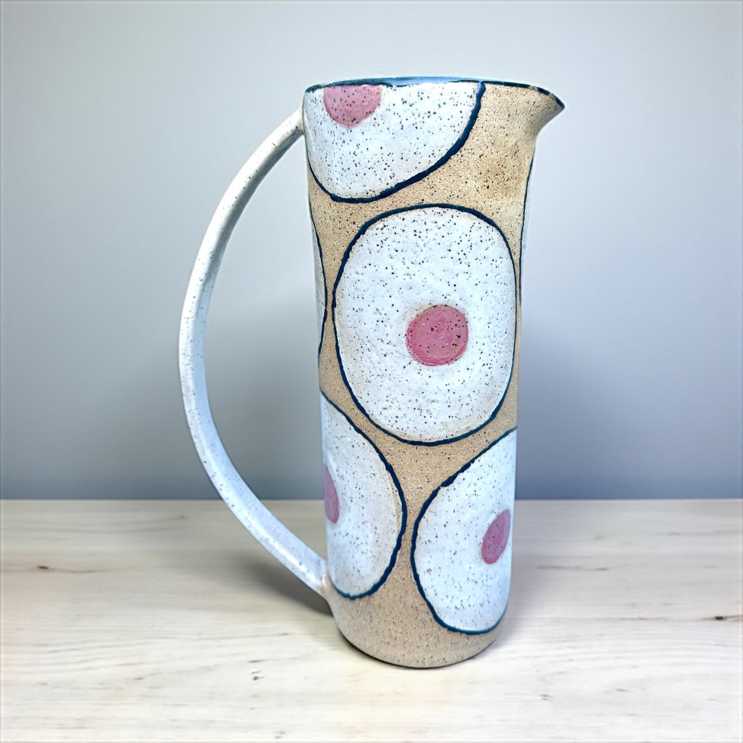 Cloud White + Raspberry Pitcher
