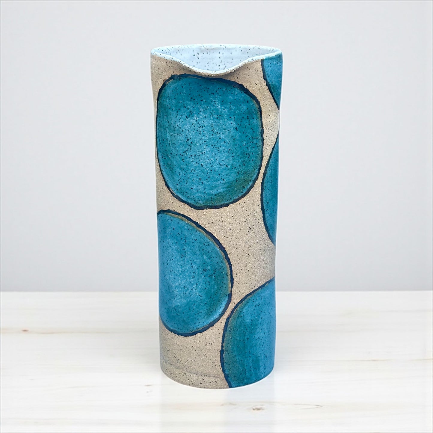 Turquoise + Cinnamon Pitcher