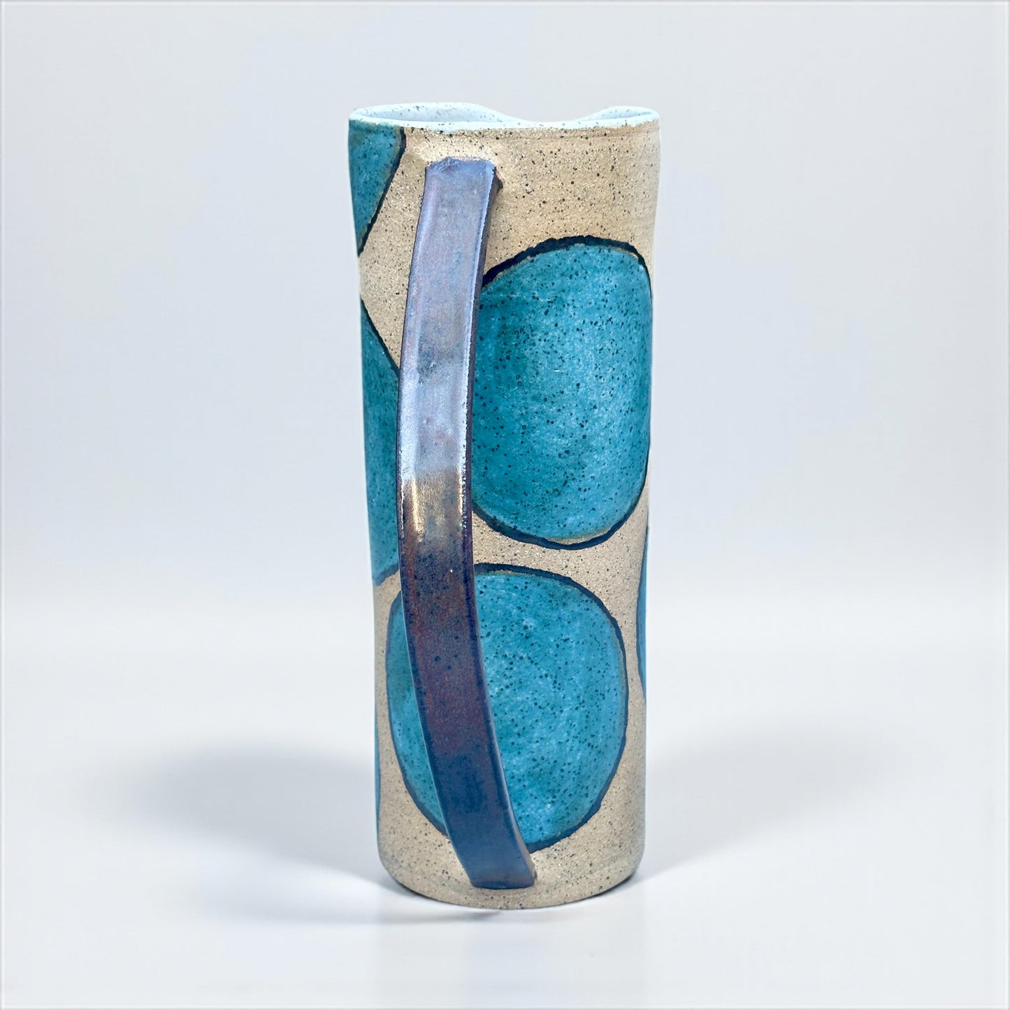 Turquoise + Cinnamon Pitcher