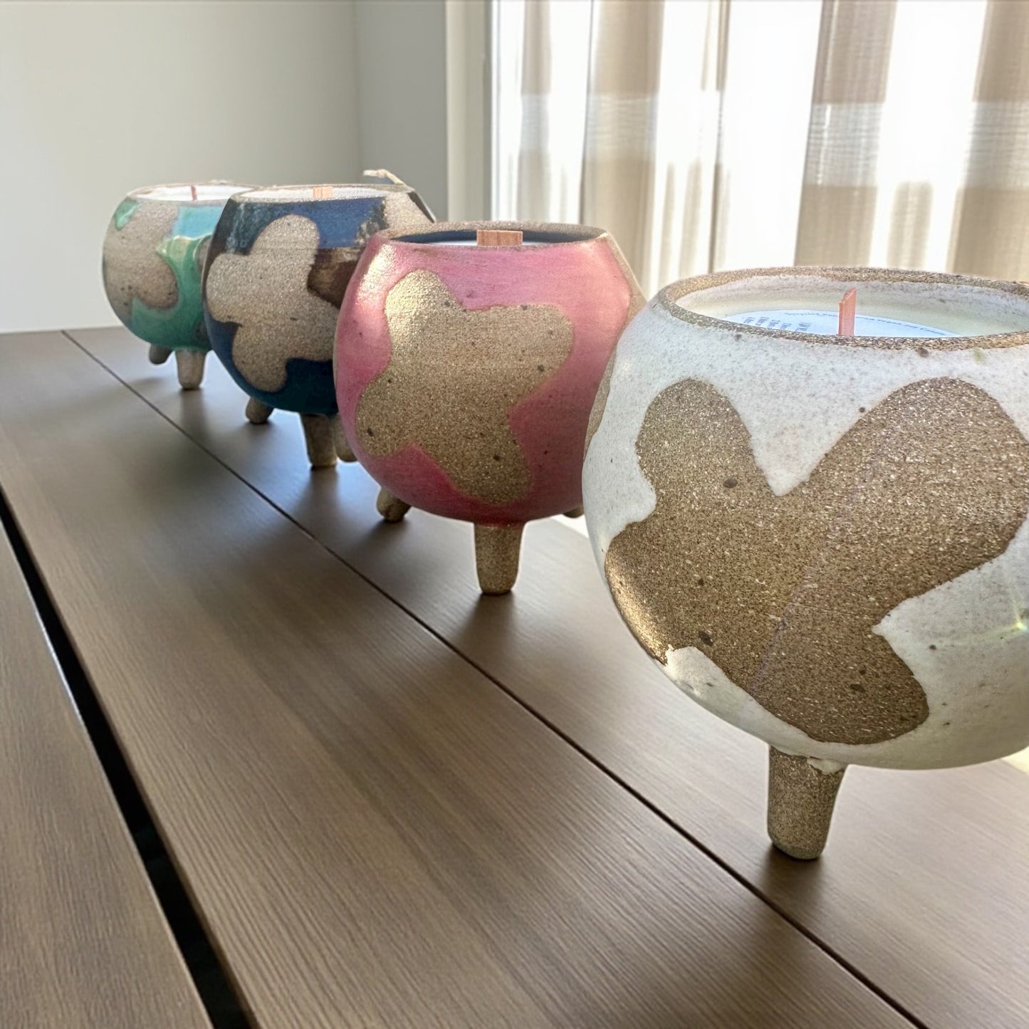 Scented Soy Candles in Tripod Cups