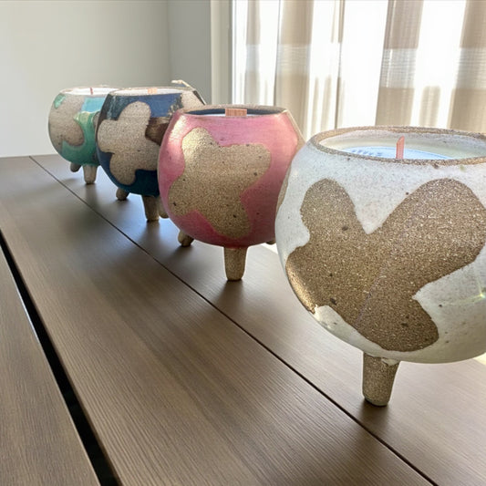 Scented Soy Candles in Tripod Cups