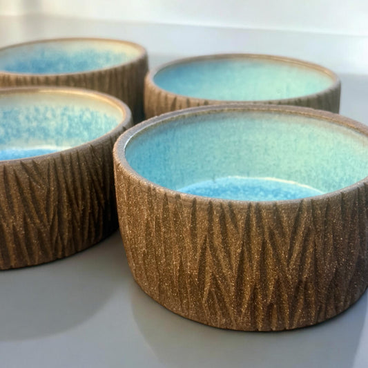 Carved Turquoise Bowls