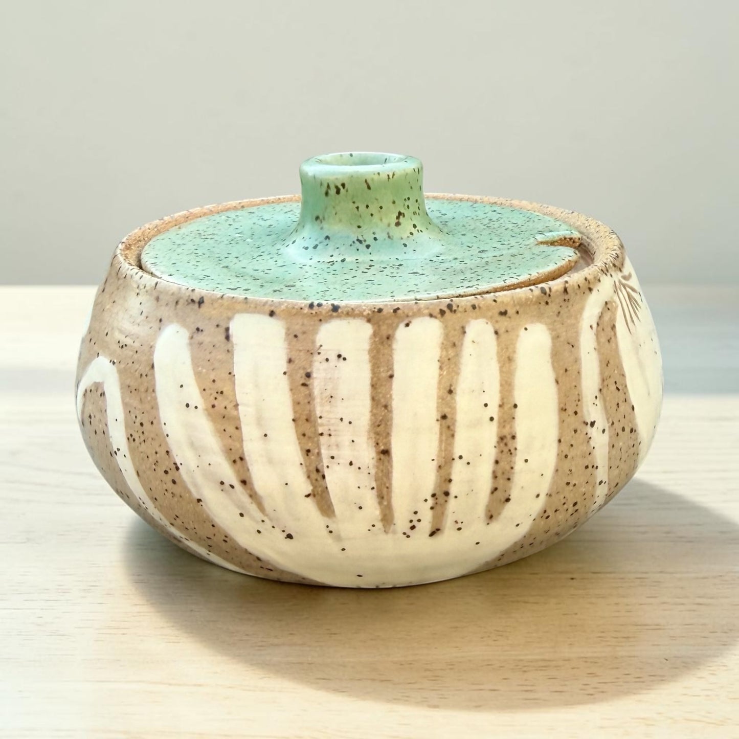 Lotus Sugar Bowl + Creamer Set #2