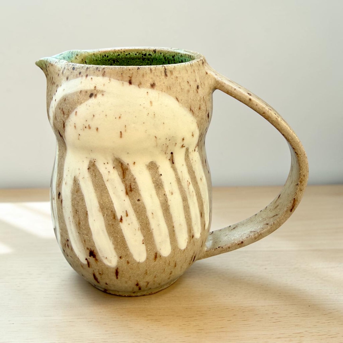 Lotus Sugar Bowl + Creamer Set #2