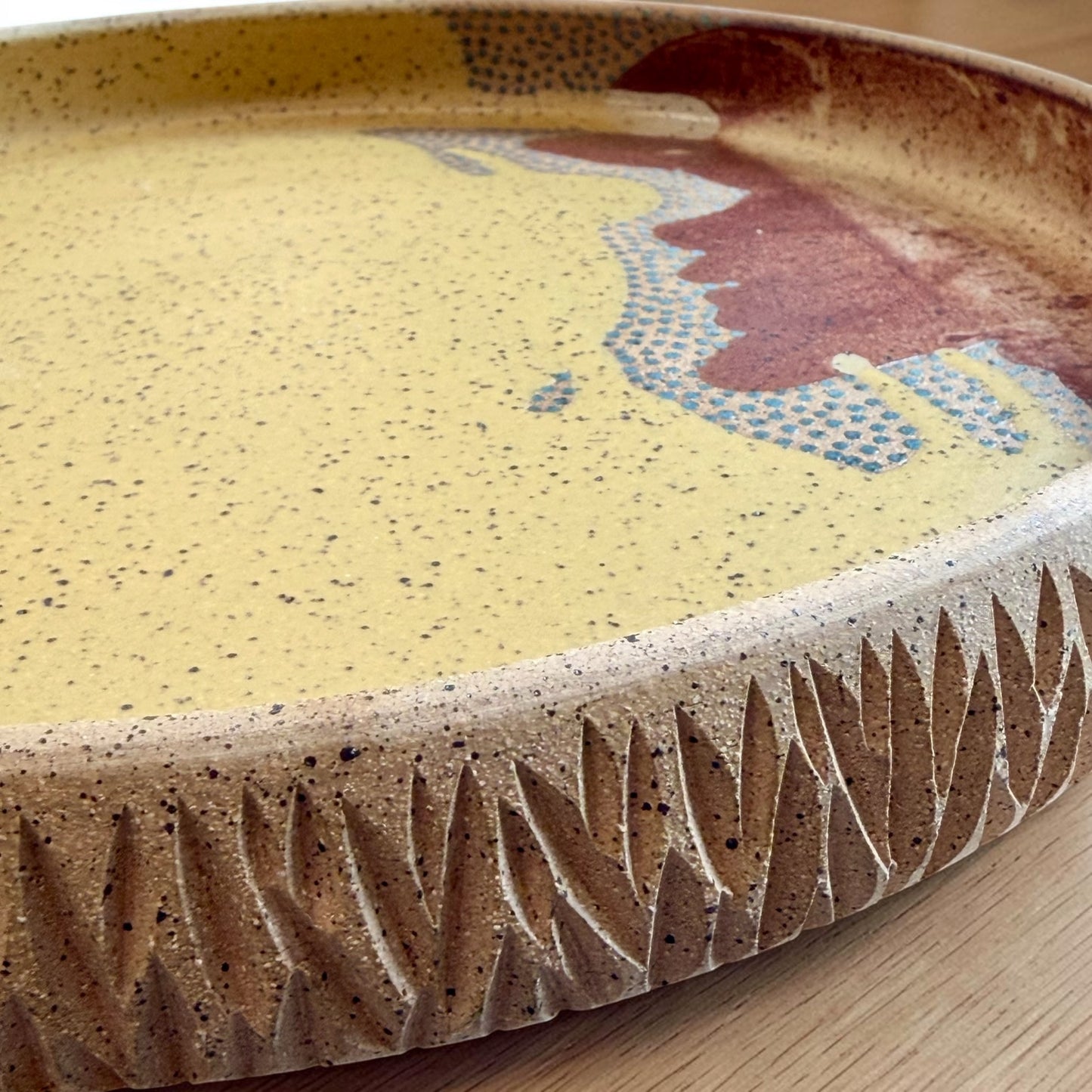 Chestnut + Honey Serving Plate