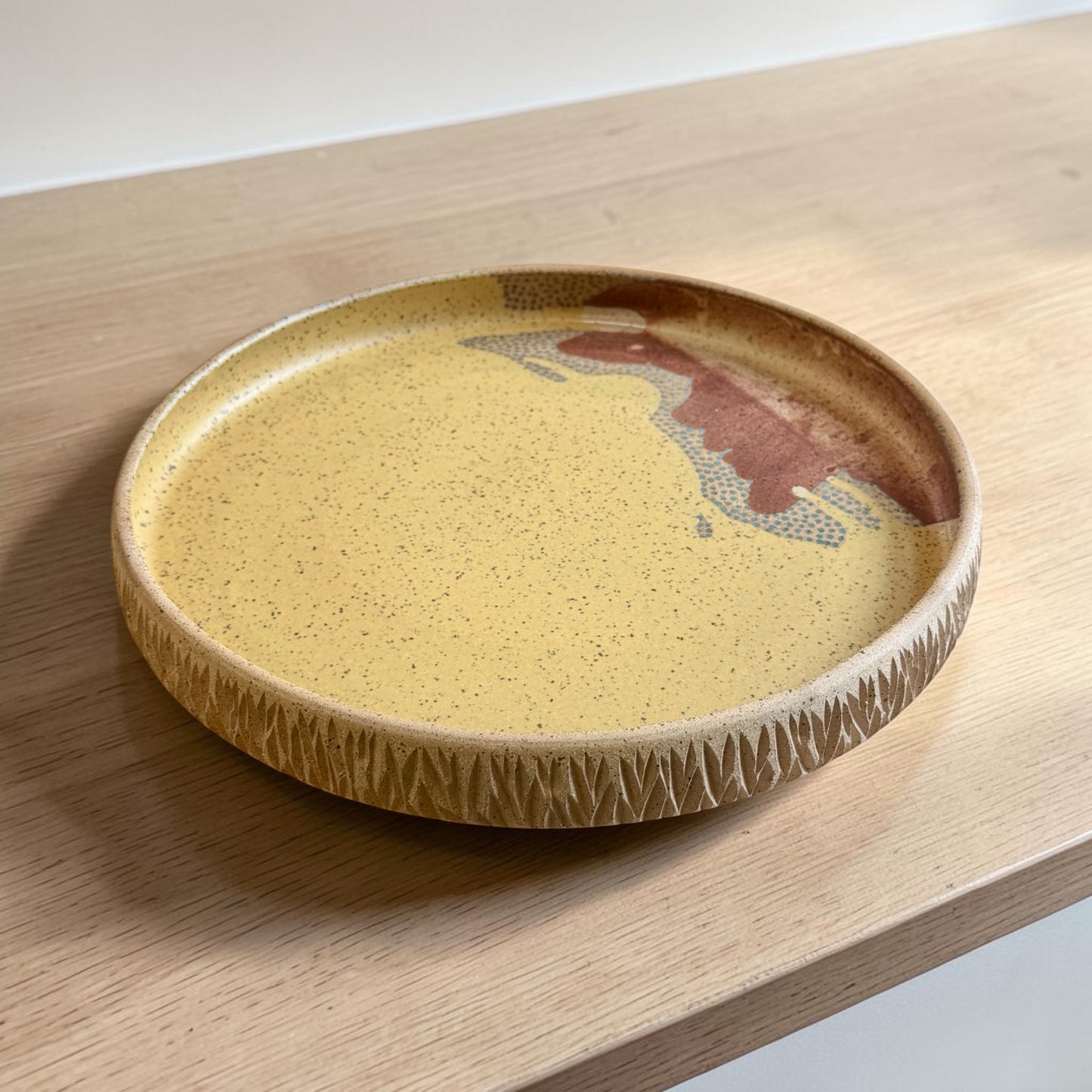 Chestnut + Honey Serving Plate