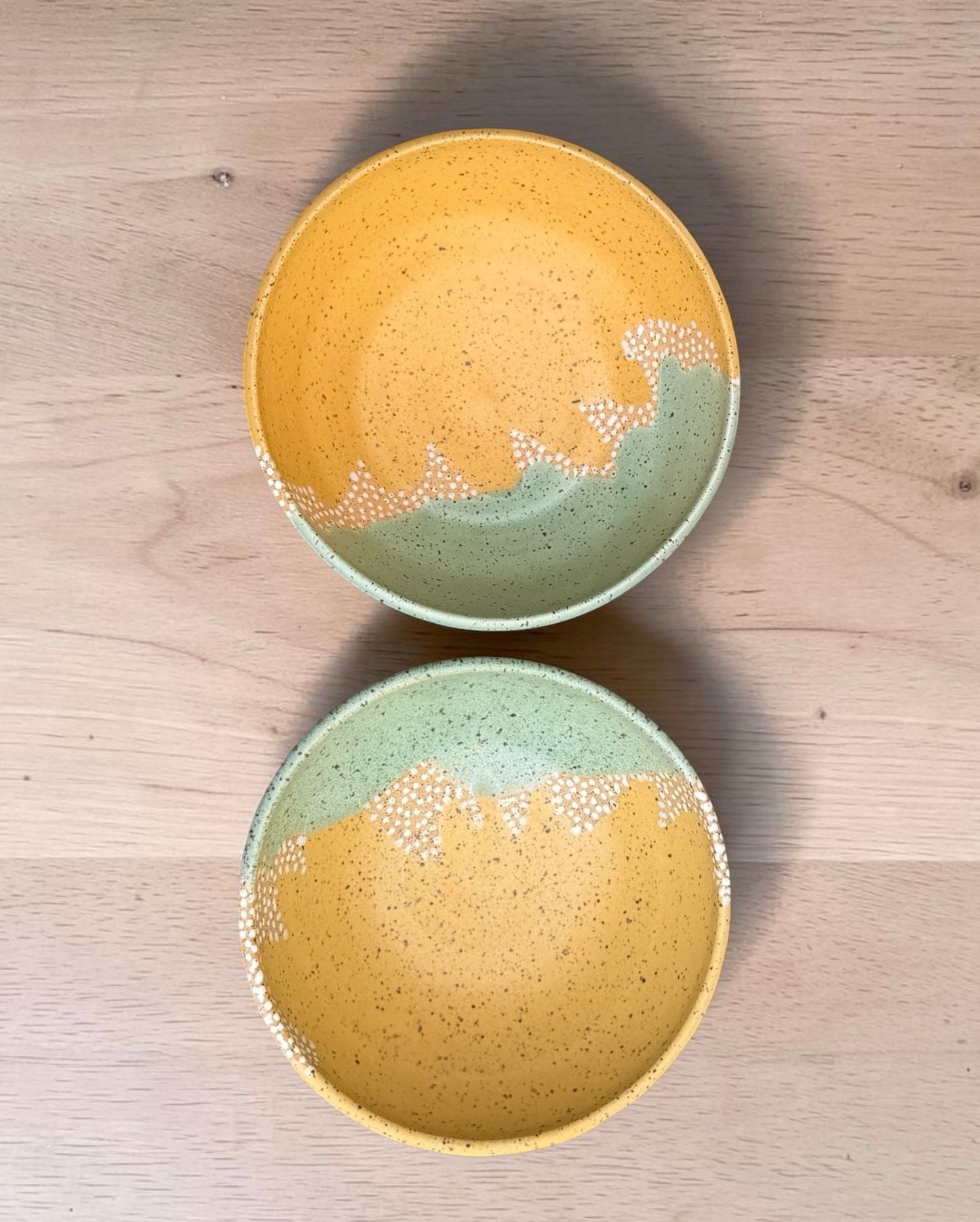 Yellow + Green Bowls