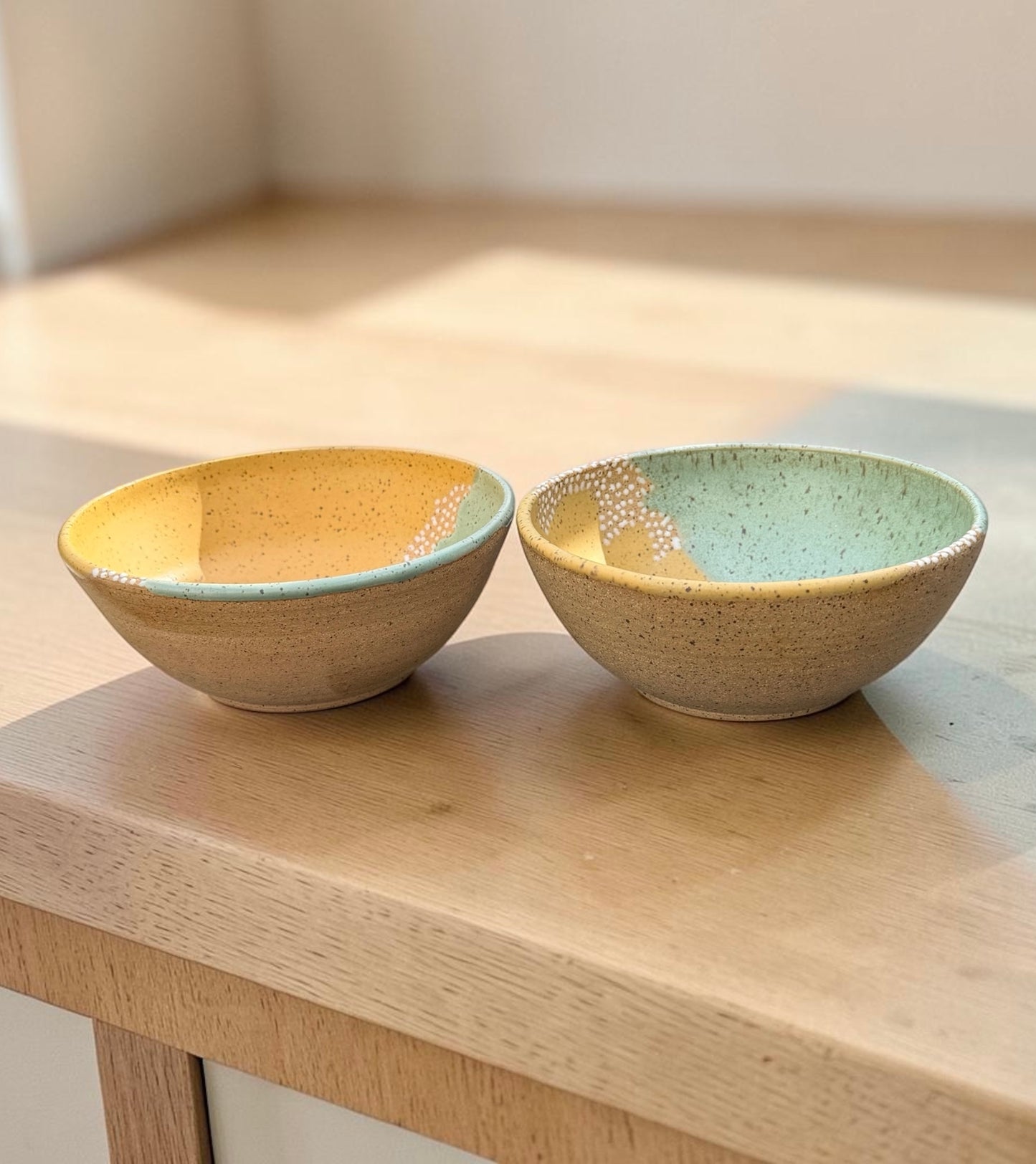 Yellow + Green Bowls