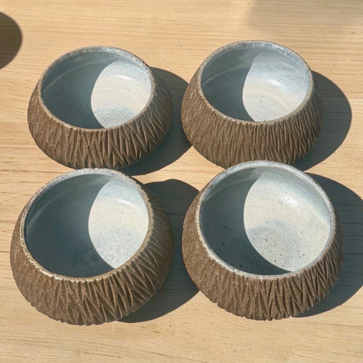 Carved Earth Bowls