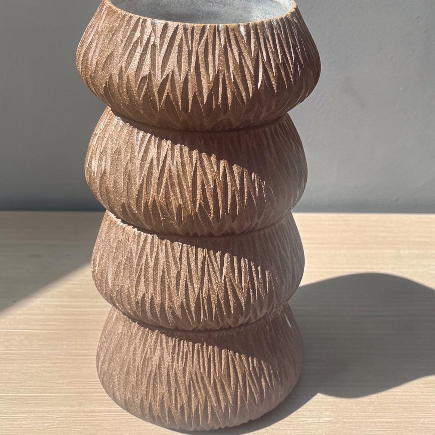 Carved Earth Bowls