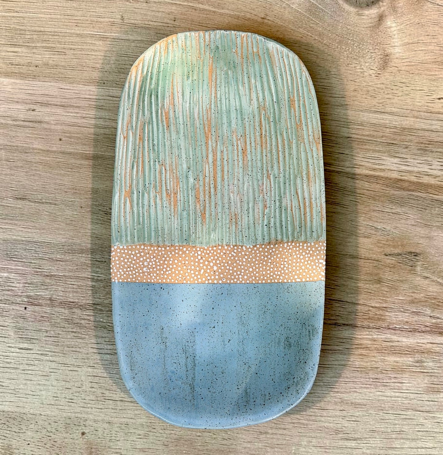 Sky Blue + Sage Green Tray